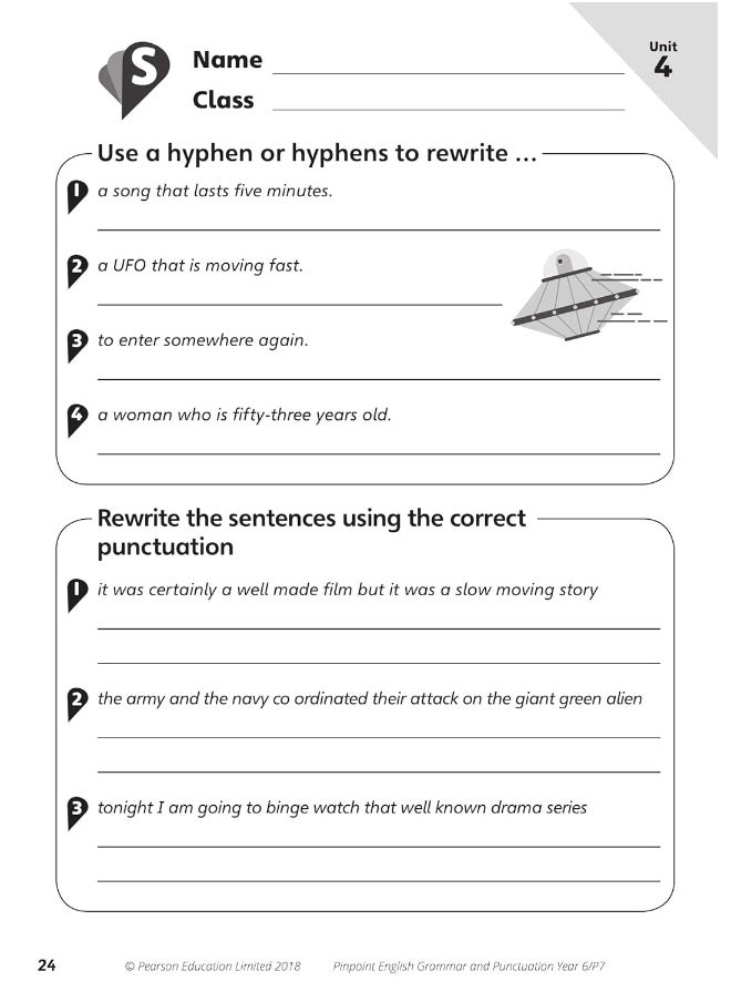 null - Pinpoint English Grammar and Punctuation Year 6: Photocopiable Targeted SATs Practice (age 10-11) - Image 1
