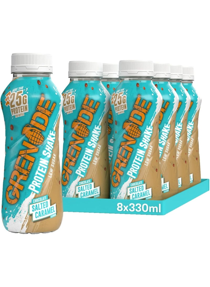 Grenade Protein Shake 330ml Salted Caramel Flavor Pack of 8 - Image 1