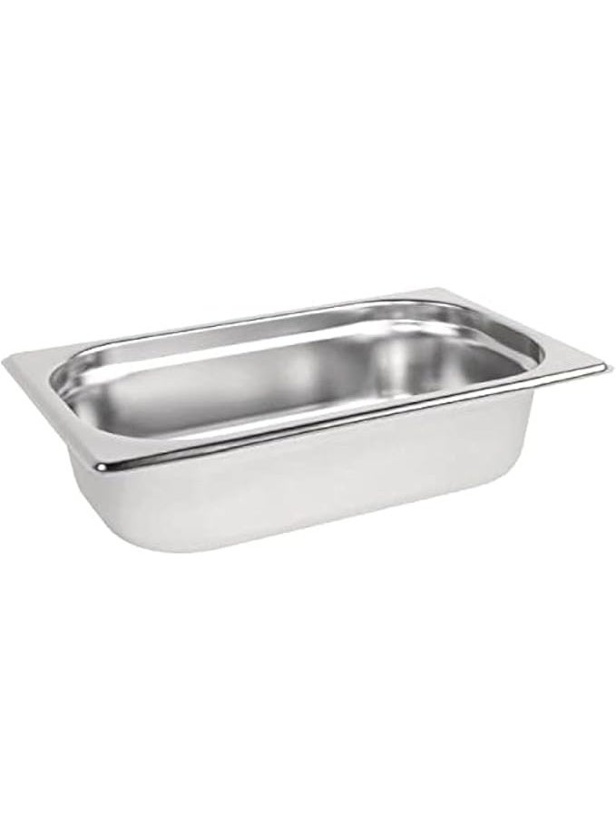 SOFIA REFRIGERATION GN Pan/Tray 1/4 6.5cm Stainless Steel Food Container Food Warmer, Food Storage, For Catering and Kitchen Use - Image 1