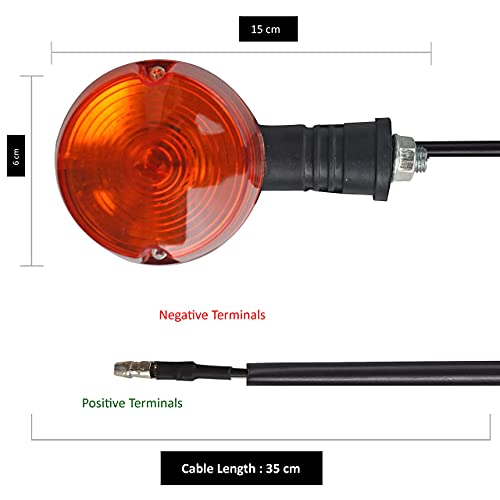 NIKAVI INDA30 Blinker Indicator Assly. Compatible for Samurai (Set of 2) - Image 4
