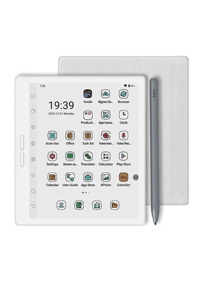 Bigme B751C S 7-inch Color E-ink Smart eReader & Android Tablet | Android 14 OS | 4GB RAM + 64GB Storage | Octa-Core Processor | Eye-Friendly Kaleido 3 Color E-Paper Display | Includes Protective Case | Versatile for Digital Reading, Note-Taking & Apps White - Image 1