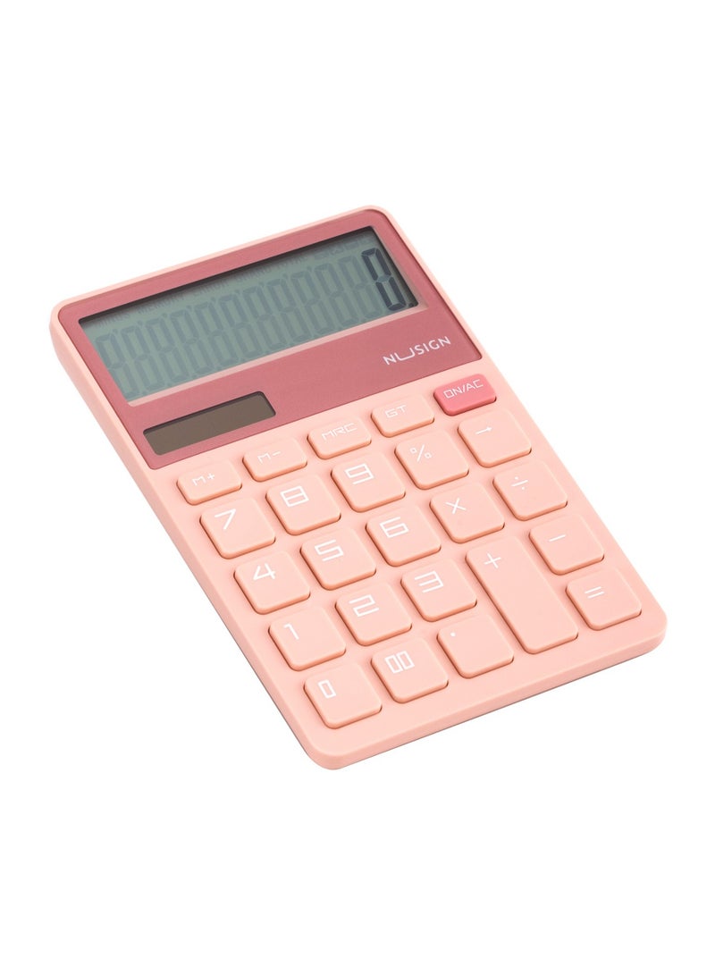 Deli 1-Piece Nusign Desktop Calculator Pink - Image 3