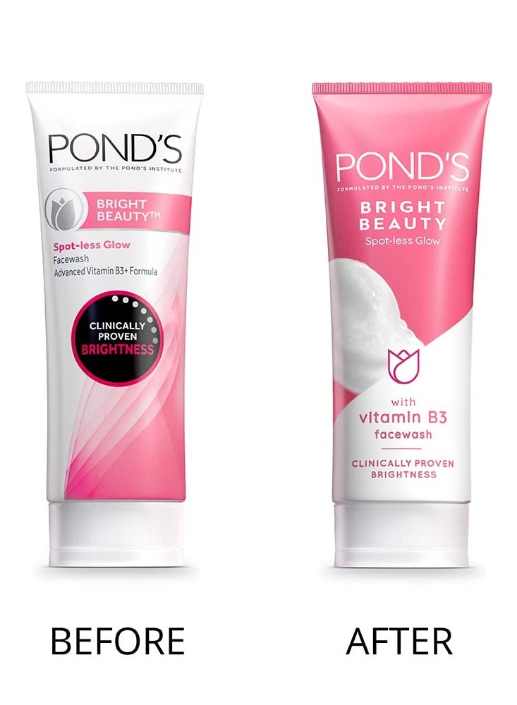 Pond's Bright Beauty Spot Less Fairness & Germ Removal Facewash 200 G - Image 5