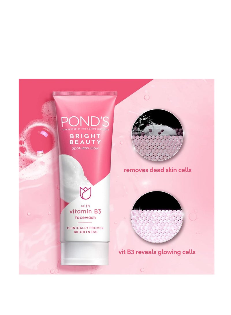 Pond's Bright Beauty Spot Less Fairness & Germ Removal Facewash 200 G - Image 3