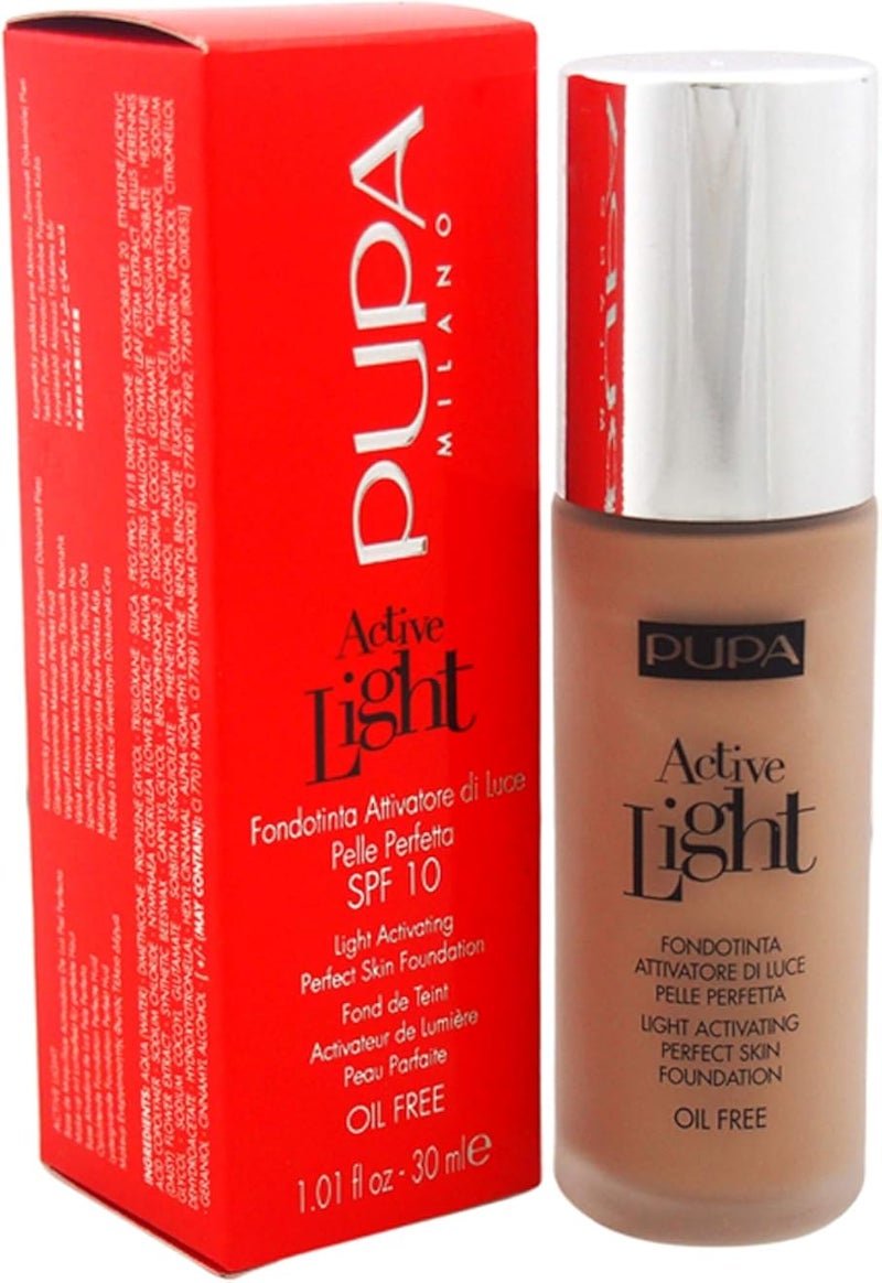 PUPA LIGHT ACTIVATING PERFECT SKIN FOUNDATION NO. 50 GOLDEN