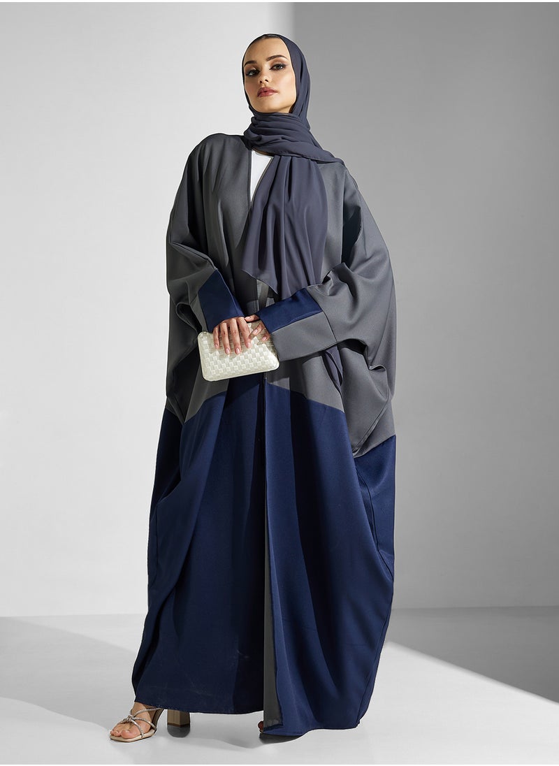 hayas closet Open Front Cape Sleeve Abaya  - Image 5