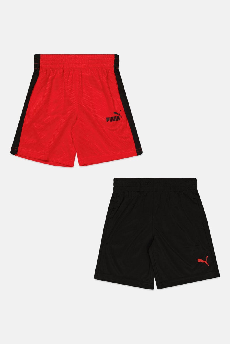 PUMA Kids 2 Pieces Boy Sportswear Fit Training Shorts, Multicolor - Image 2