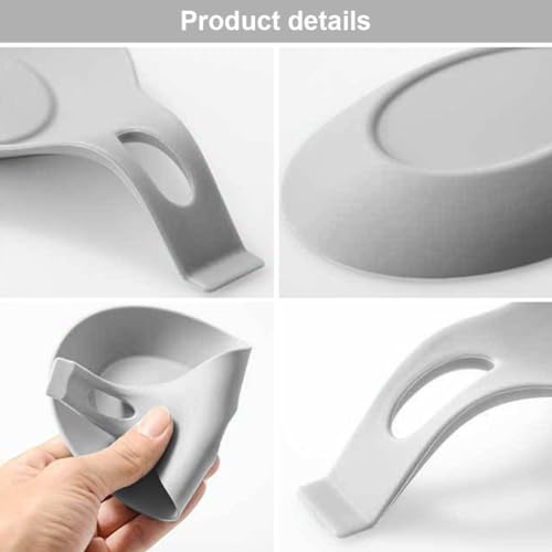Jeukwud 3 Pack Silicone Spoon Rest for Stove Top, Silicone Spoon Holder for Kitchen Counter, Silicone Spoon Holder for Stove Top for Kitchen Utensils Spatula,Tongs,Ladles - Image 5