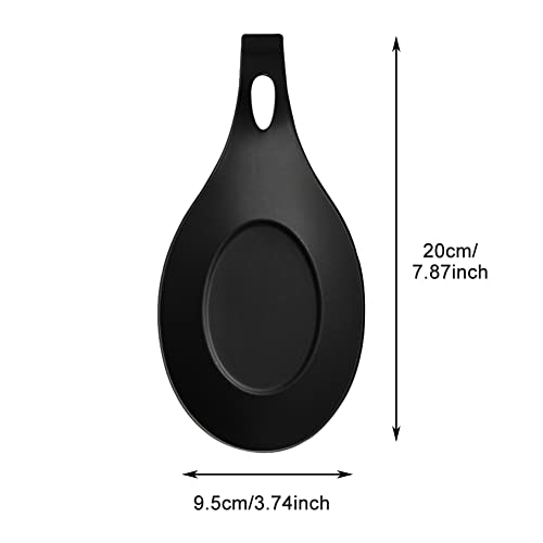 Jeukwud 3 Pack Silicone Spoon Rest for Stove Top, Silicone Spoon Holder for Kitchen Counter, Silicone Spoon Holder for Stove Top for Kitchen Utensils Spatula,Tongs,Ladles - Image 2