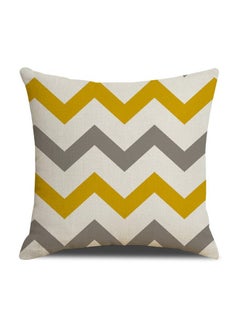 WAOKN Set of 4 Nordic Style Linen Geometric Pillow Cases 45*45cm, Anti-stain Striped Sofa Decoration, Invisible Zipper Pillow Protector, Suitable for Sofa, Bedroom, Living Room, Home Office, Car Pillow Case  - Image 5