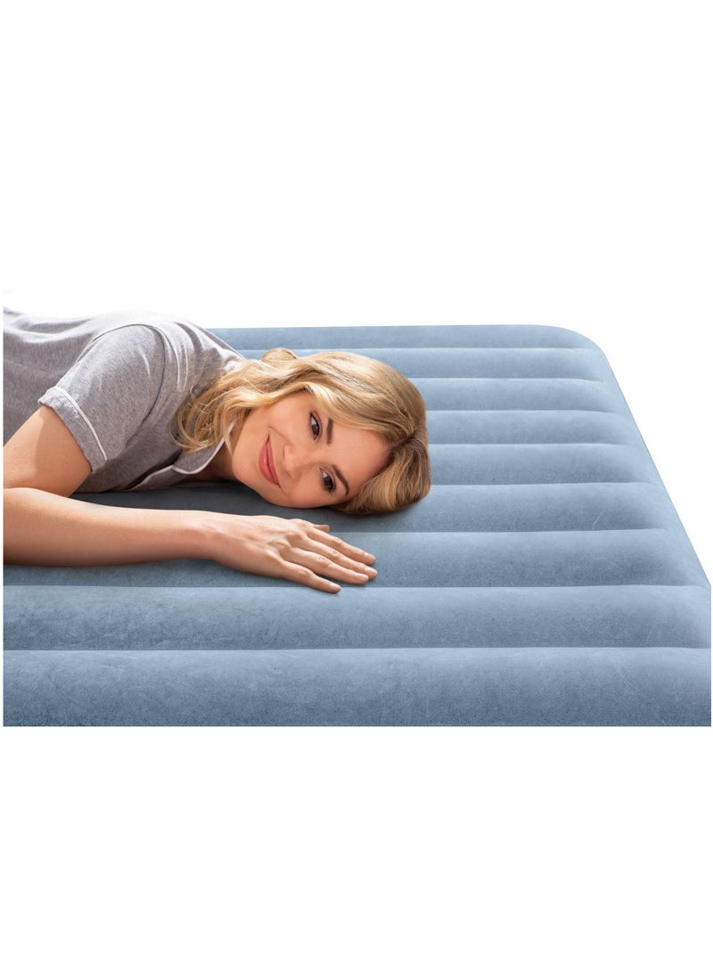 INTEX Queen Dura-Beam Comfort Airbed W/Fastfill USB Pump 152x203x36cm - Image 5