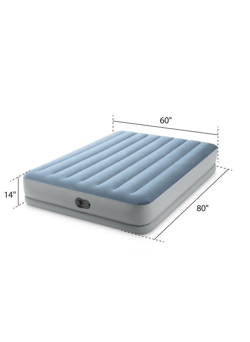 INTEX Queen Dura-Beam Comfort Airbed W/Fastfill USB Pump 152x203x36cm - Image 3