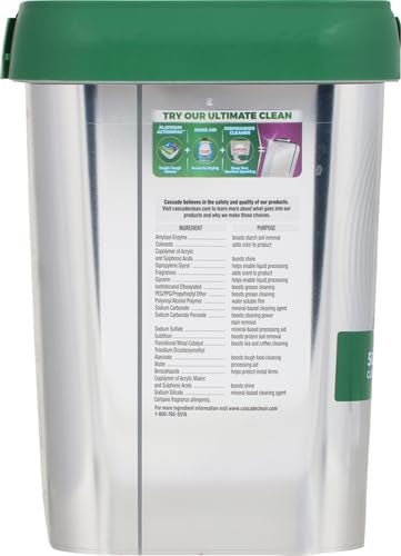 Cascade Platinum Dishwasher Soap Pods, Actionpacs + Oxi with Dishwasher Cleaner and Deodorizer Action, Fresh, 62 Count of Dish Detergent Pods - Image 4