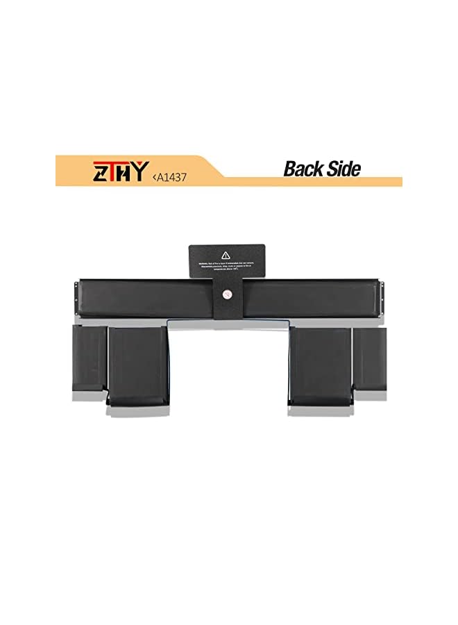 ZTHY A1437 Laptop Battery Replacement For Macbook Pro Retina 13" 13.3" A1425 (Late 2012 Early 2013) Core I5 2.6 3.0 Emc 2672 2557 Md212Ll/A Md212J/A Md213Ll/A Md213J/A Me662Ll/A 11.21V 74Wh - Image 4