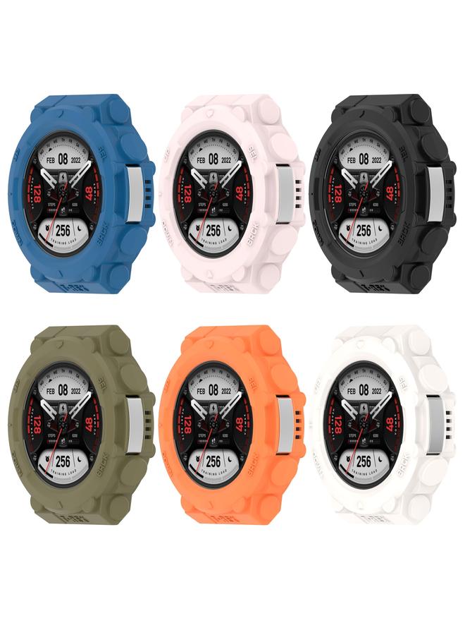 erorex For Amazfit T-Tex 2 Shockproof Tpu Protective Watch Case(Black) - Image 3