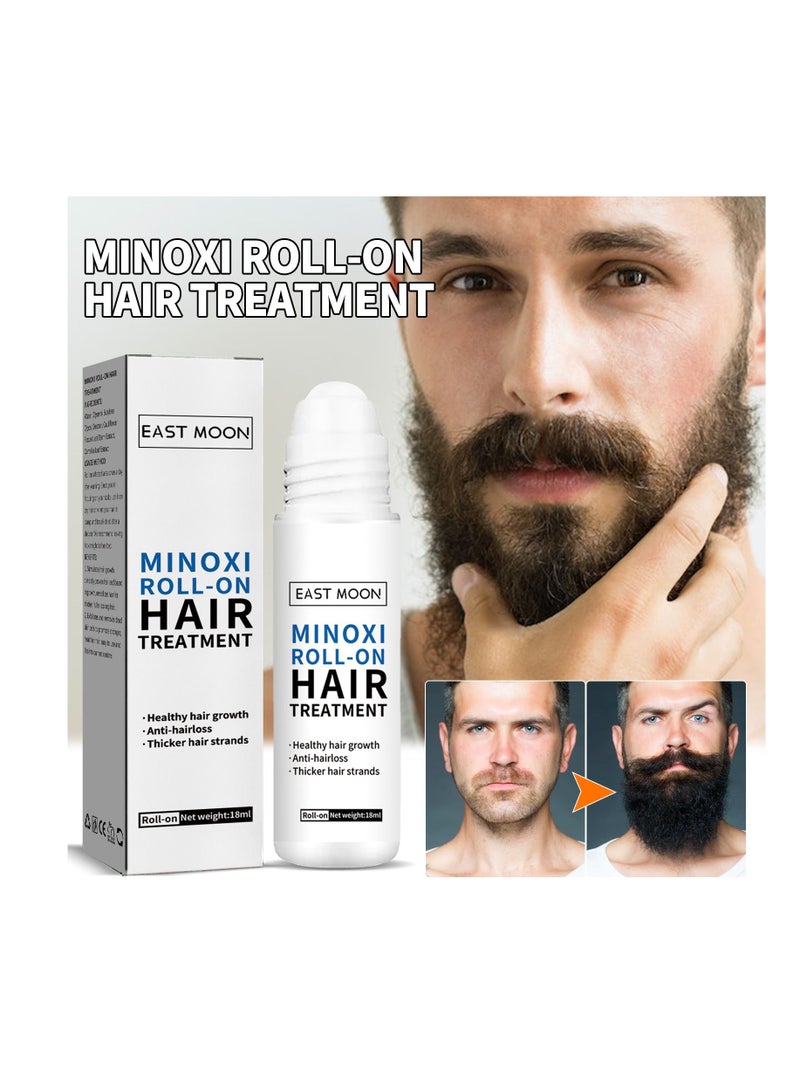 East Moon Minoxi Roll-on Beard Treatment Man Beard Growth Oil 18ml - Image 1