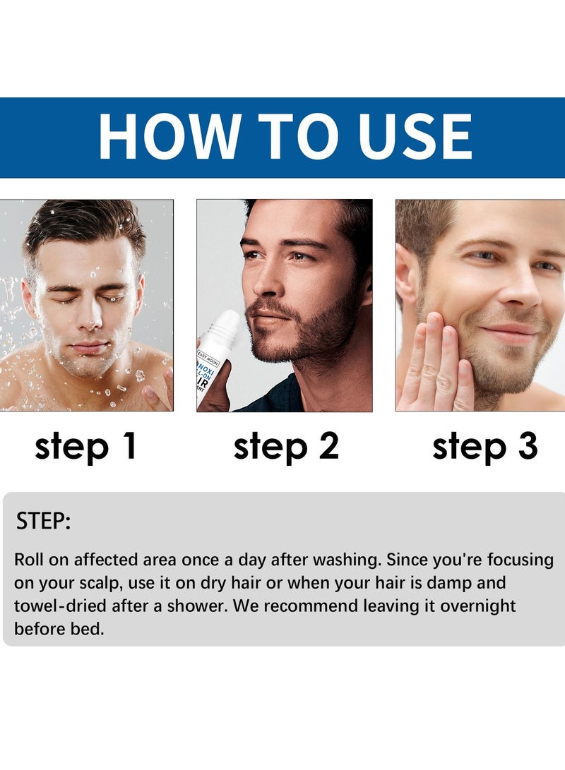 East Moon Minoxi Roll-on Beard Treatment Man Beard Growth Oil 18ml - Image 3