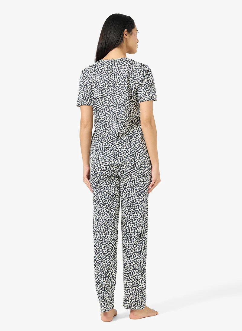 ريبلز مع نمشي Ladies Nightwear Set