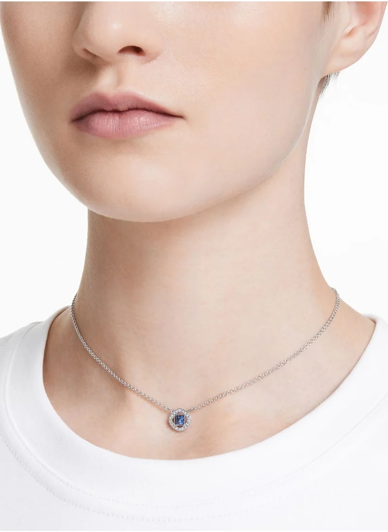 SWAROVSKI February Birthstone Pendant Rhodium Plated Necklace