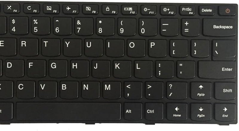 Wistar لوحة مفاتيح لابتوب متوافقة مع IdeaPad 110-14ISK 110-14 110-14ibr 110-14isk 310-14 310S-14 510-14 510S-14 E41-10 E41-15 E41-20 E41-25 (مع زر تشغيل/إيقاف)، USB-C، لون أسود - Image 2