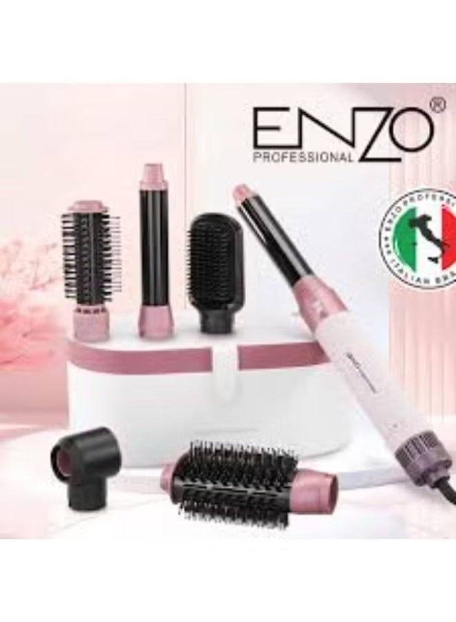 ENZO Professional 6-in-1 Hair Styler Set with Supersonic Airwrap Dryer and Ionic Technology, EN-4133 - Image 1