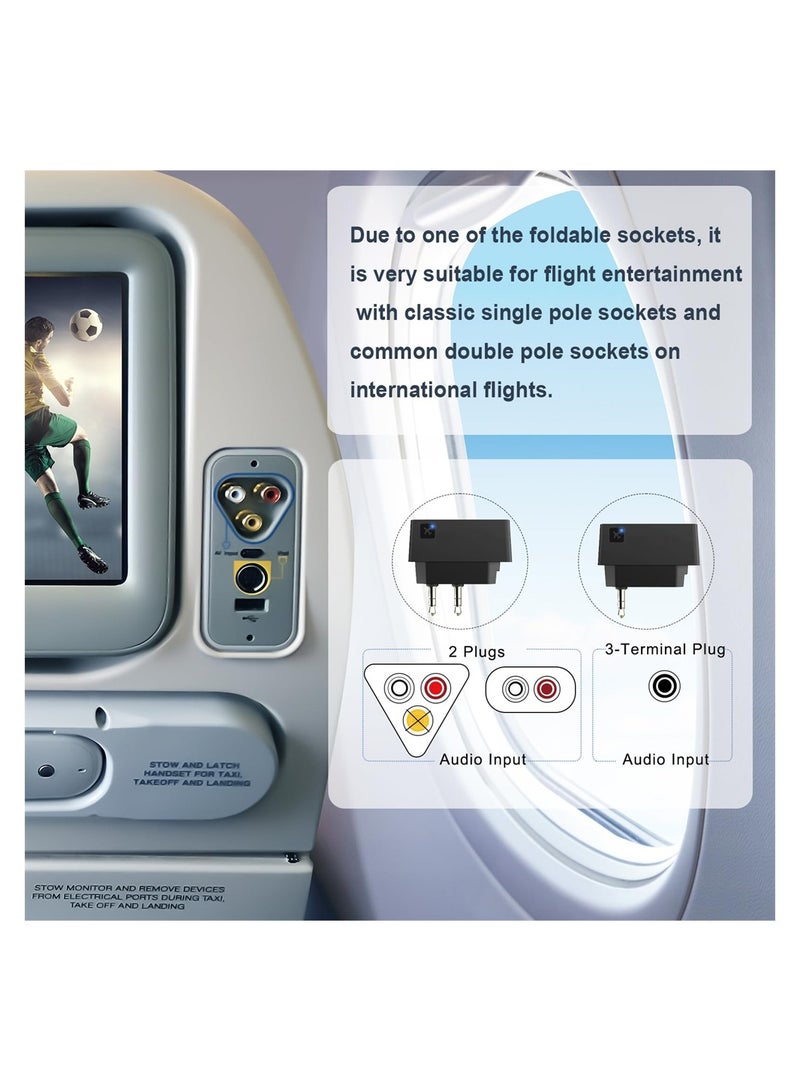 Luckam Wireless Bluetooth Transmitter, Low Latency Bluetooth 5.0 Audio Adapter for Connecting Wireless Headphones/Earbuds, Works with All 3.5mm Aux Jacks on Airplanes, Gym Equipment, TVs - Image 5