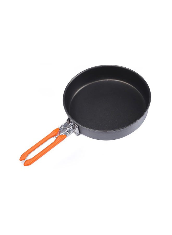 Fire-Maple Nonstick Camping Frying Pan | Durable Lightweight Camp Cookware for Cooking Egg Steak | Omelette Pan Griddle Tableware with Folding Handle | Portable Backpacking Skillet 0.9 Litre - Image 1