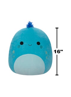 Squishmallows 16 inch Large Plush Dijimon Cyan Blue Iguana with Blue Hair Officially Licensed Kellytoy Plush Toy Colorful Soft Gift for Kids Girls & Boys Washable Squishy Stuff Toy Multicolor All Age  - Image 5