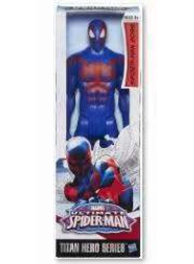 12 Inch Captain America Wolverine Iron Man Thor Spiderman Patriot Black Panther Doll Ornaments-Color:12inch Blue Spider-man - Image 1