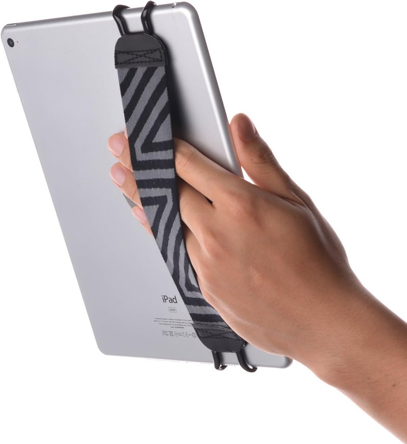 TFY Security HandStrap for Tablets Compatible with iPad Mini 6  Air 5  Air 4 iPad Pro 97 Inch 11 Inch  Samsung Galaxy Tab  Note  Google Nexus and More  BlackGray ONE Piece - Image 4