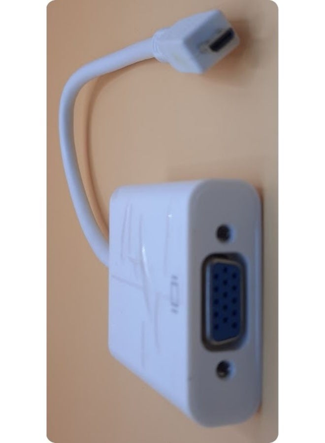 محول من منفذ Micro HDMI ذكر إلى منفذ VGA أنثى - Image 1