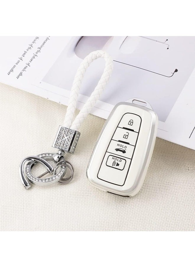 LinJie Key Fob Cover. Keycase For Toyota，Shell protective case with flashing keychain accessory for girls