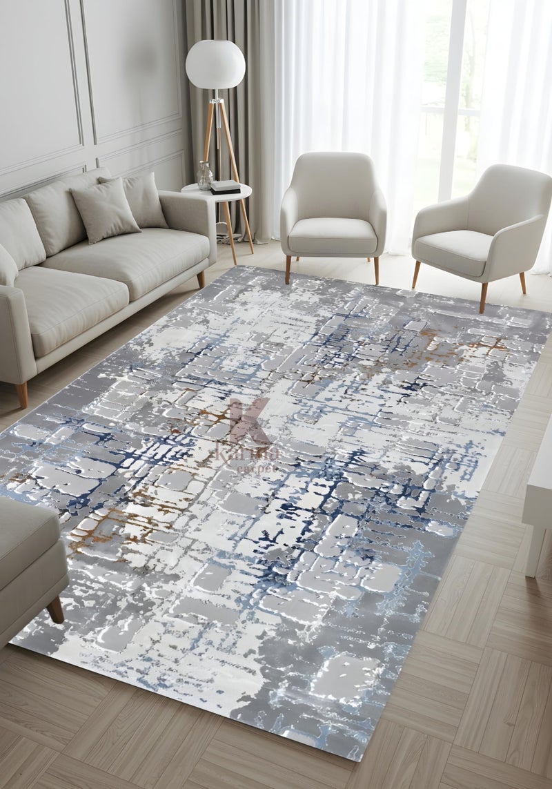 Area Rug Mat Modern Multicolor 3D Design 180 * 280 Cm Soft Touch Anti Slip For Bedroom Living Room Carpet Replacement Cover (Carpet94)