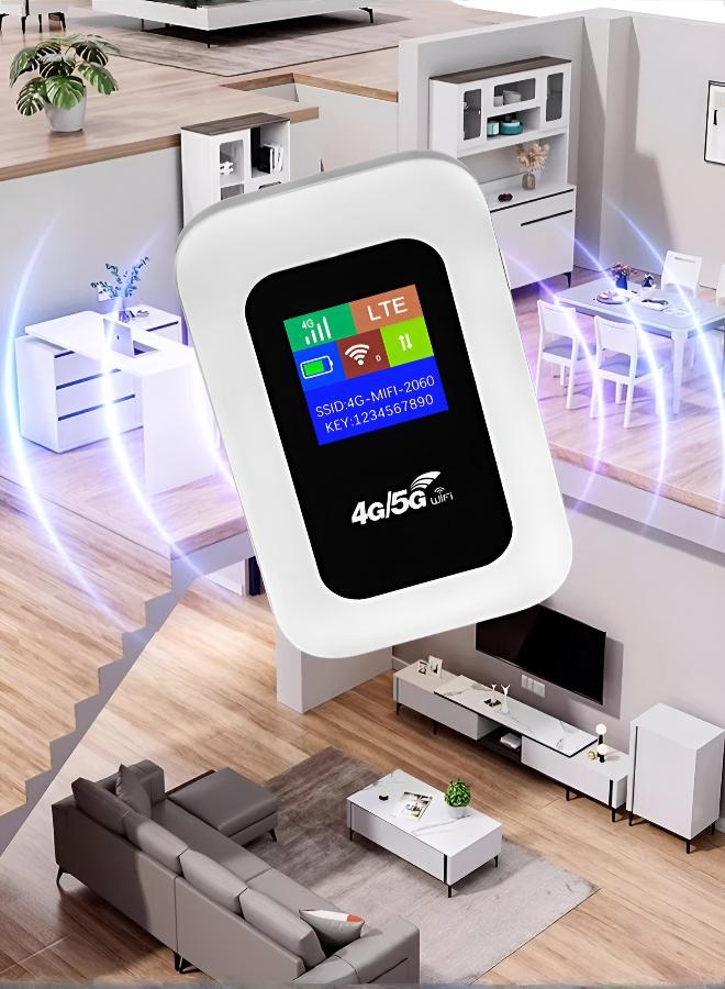 Portable 4G Router with Color Screen for Everyday Connectivity - Image 1