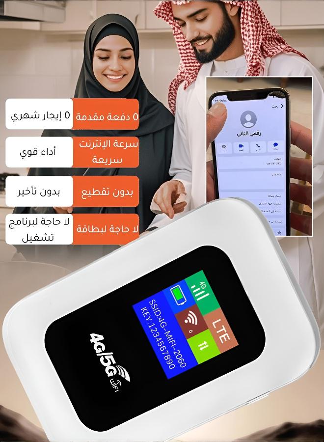 Portable 4G Router with Color Screen for Everyday Connectivity - Image 3