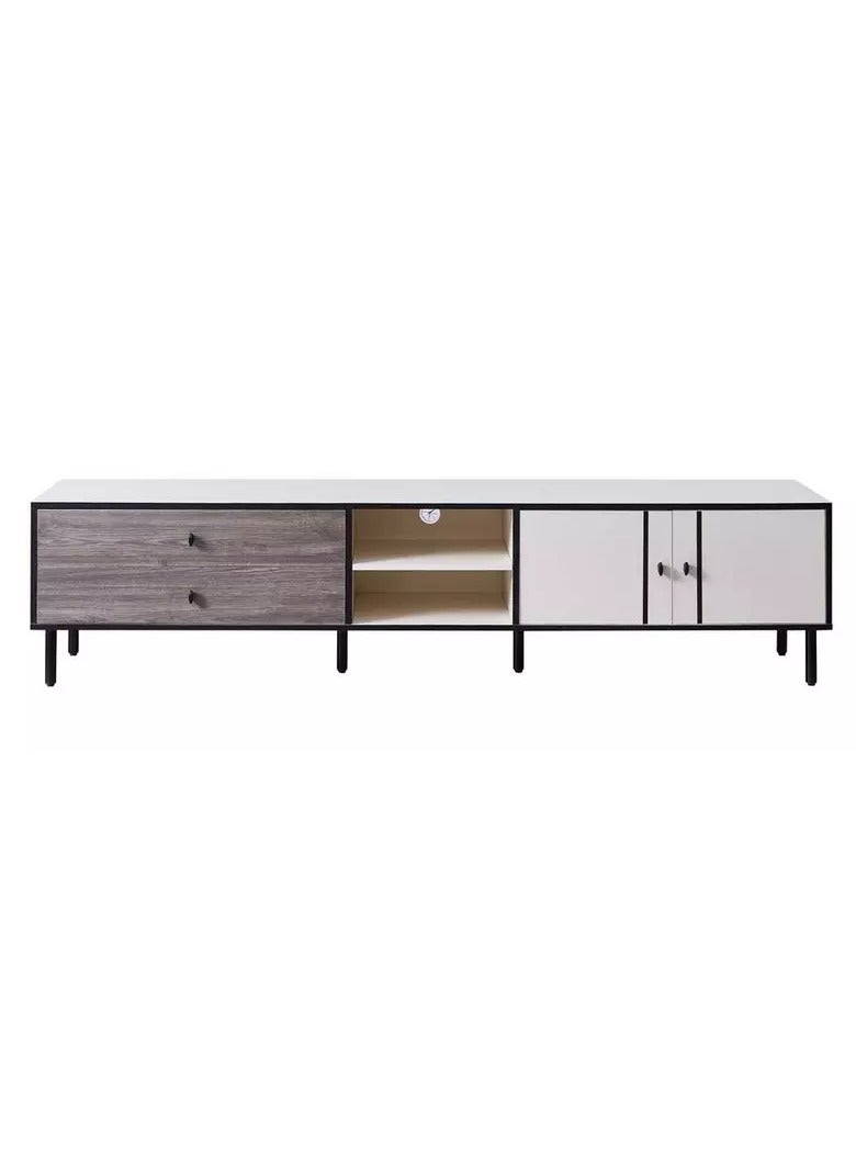 Homez TV table 2M up to 75", D 200 W 40 H 47 Grey Beige - Image 1
