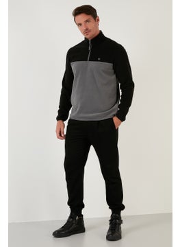 Buratti Regular Fit Zippered Stand Collar Winter Fleece Men's Fleece 5906016  - Image 1
