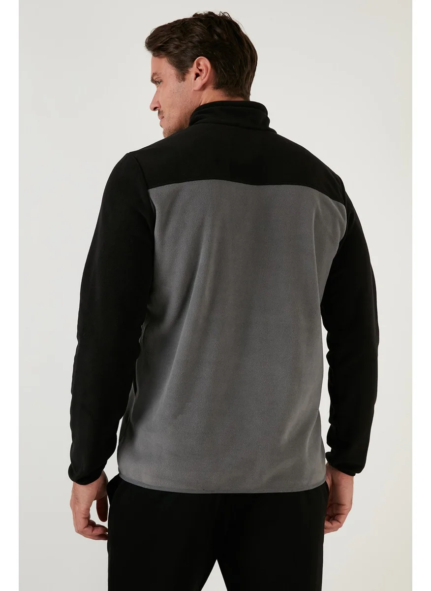 بوراتي Regular Fit Zippered Stand Collar Winter Fleece Men's Fleece 5906016