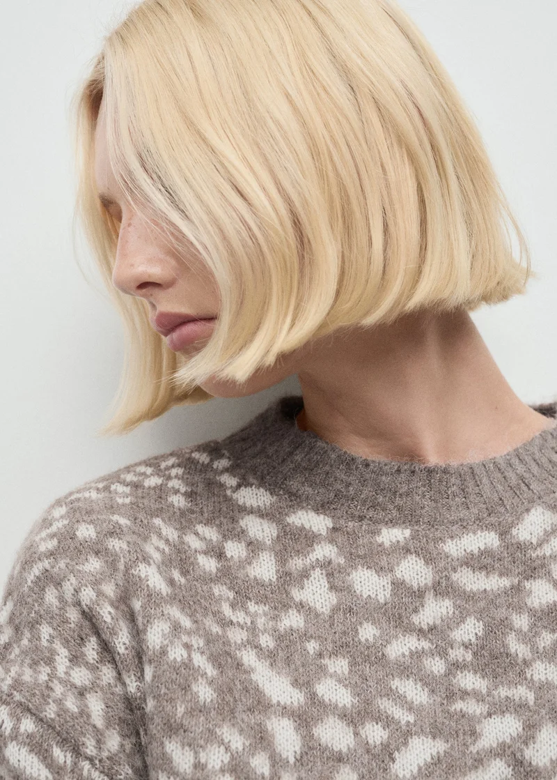 MANGO  Animal print sweater for Women | Best Price UAE