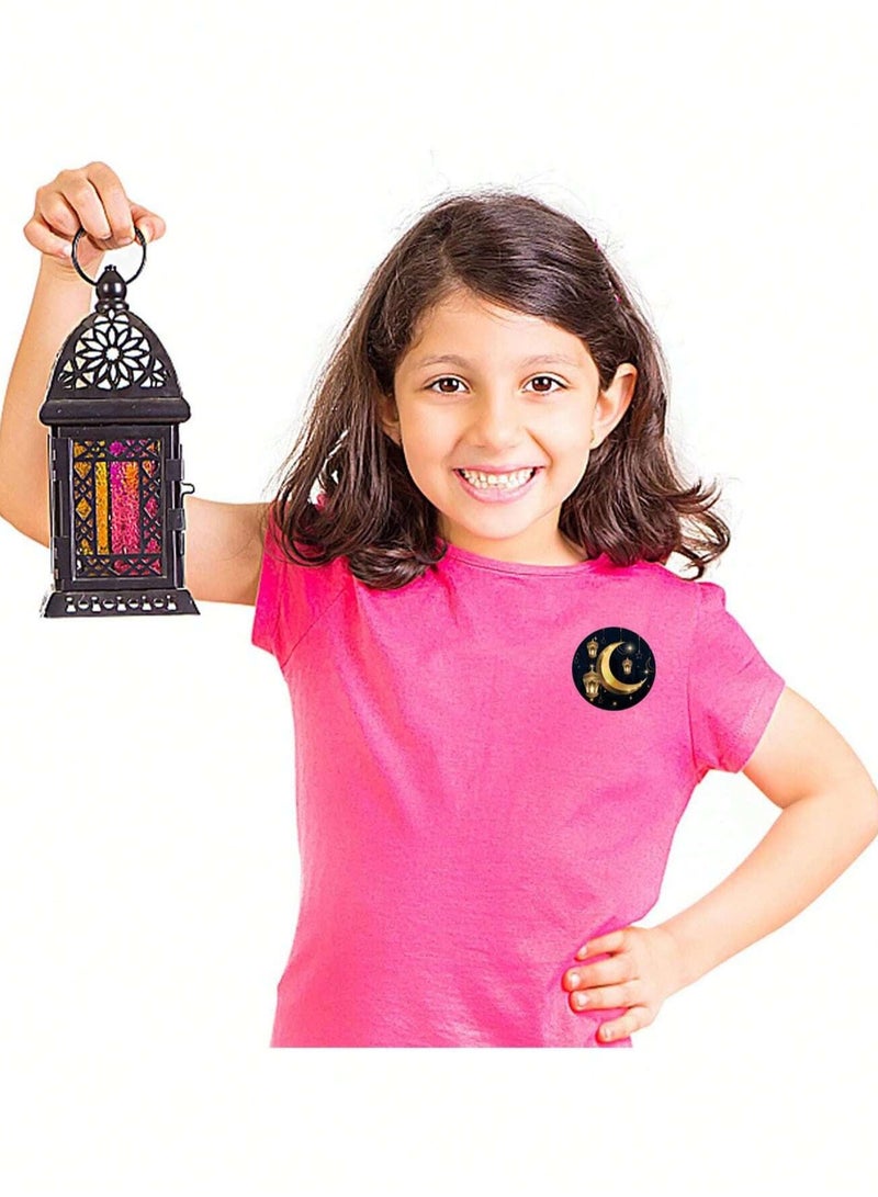 Ramadan stickers decorated in golden color, 500 stickers - Image 4