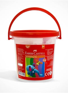 Faber-CastellMODELLING CLAY 250GM 10 COLORS X 25GM IN A PLASTIC BUCKET