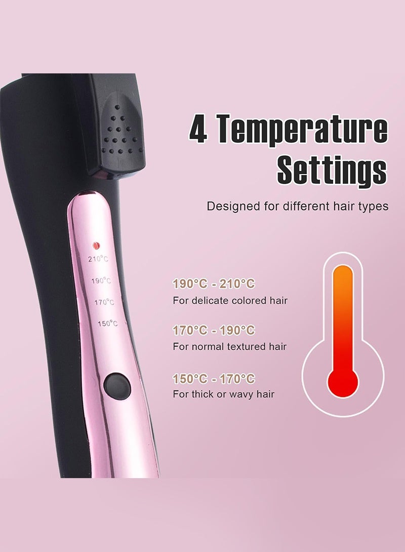 BESTIS 9mm Thin Curling Iron, 3/8 Inch Small Hair Curler Wand for Short & Long Hair, Small Ceramic Barrel with Adjustable Temperature for Tight Curls 150℃-210℃ - Image 5