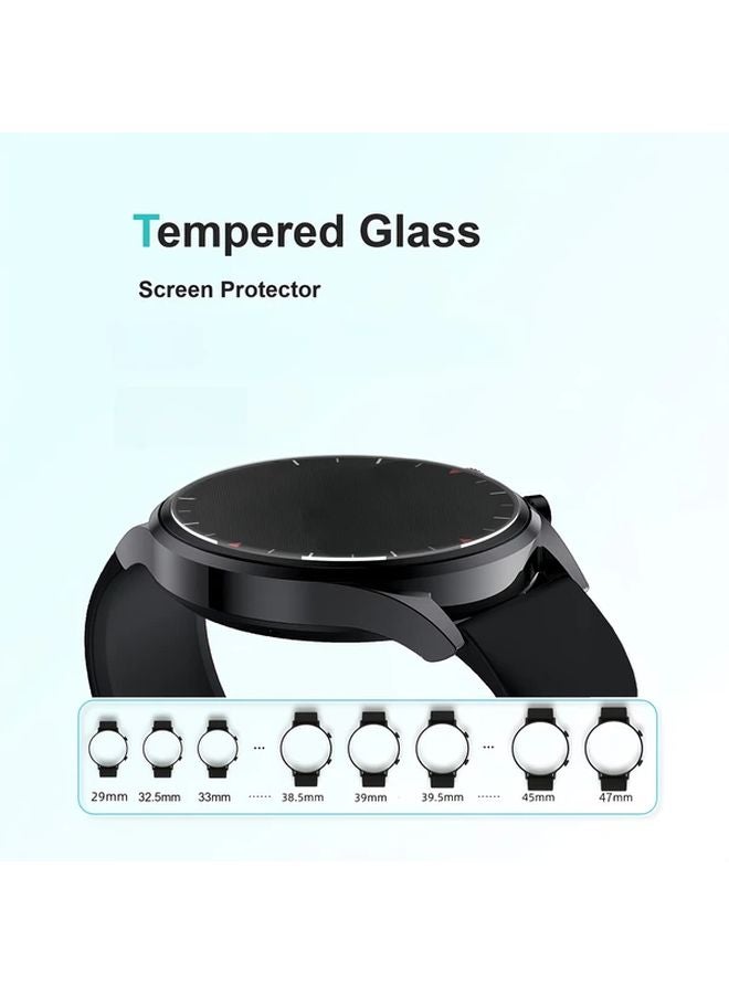 4pcs 31 5mm Round HD Anti Scratch Tempered Glass Screen Protector For Watches - Image 4