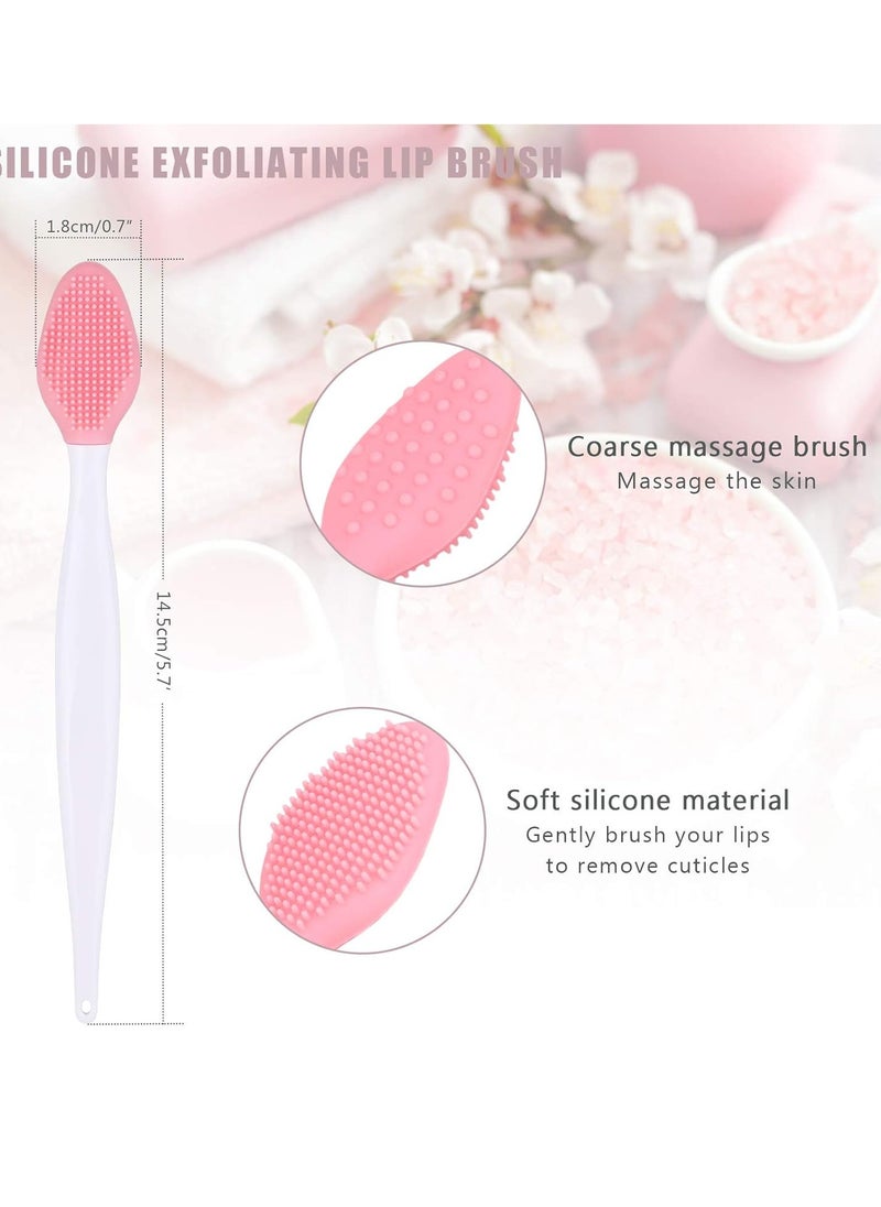 Yebeauty - Yebeauty Silicone Facial Cleansing Brush Set of 15, 5pcs Face Scrubber, 5pcs Nose Blackhead Remover and 5pcs Double-Sided Exfoliating Lip Brush Lip Exfoliator Tool for Skincare - Image 1