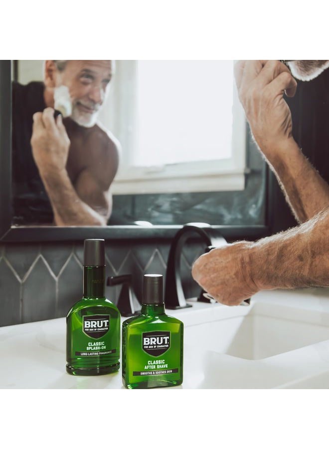 BRUT عطر سبلش أون الأصلي - كولون ذكوري جريء للرجال - عطر يدوم طويلاً مع نغمات خشبية حارة وزهرية وحمضية - 7 أونصات - Image 4