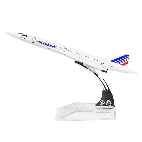 24-Hours The Air France F-BVFB Concorde Alloy Metal Souvenir Model Airplane - Image 1