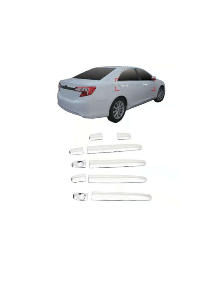 AUTO CLOVER Chrome Handle Covers Toyota Camry 2012 2013 2014 2015 - Image 1
