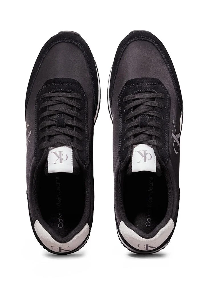 كالفن كلاين جينز Logo Detail Retro Low Top Lace Up Sneakers
