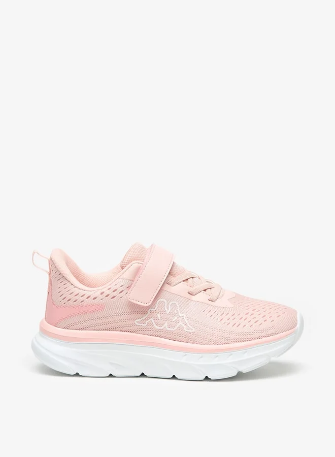 كابا Girls' Textured Sports Shoes with Hook and Loop Closure
