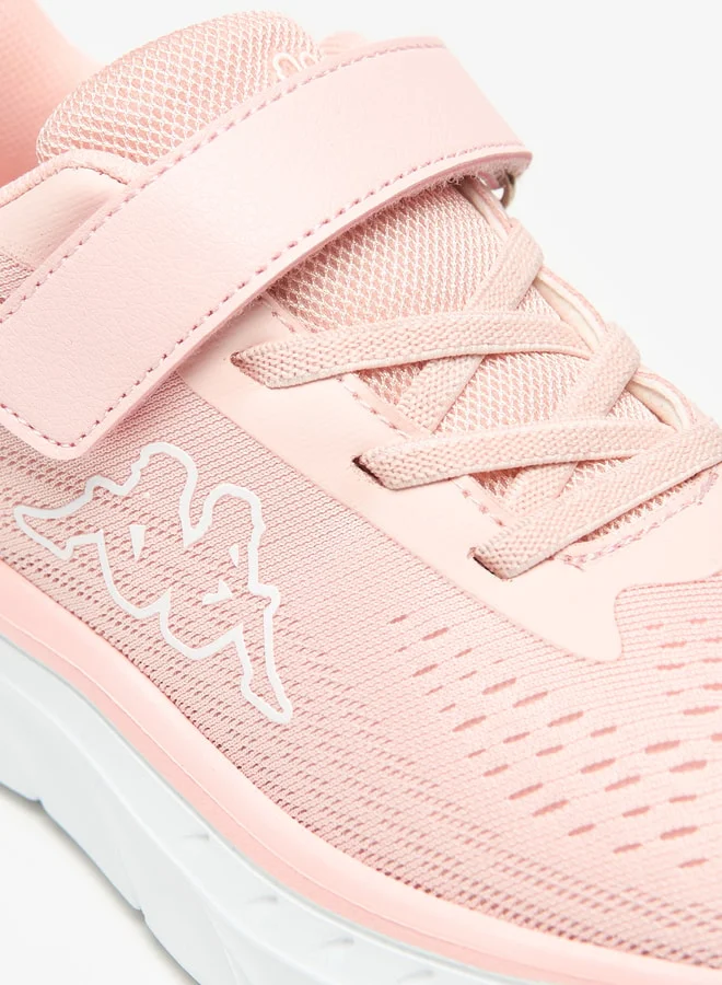 كابا Girls' Textured Sports Shoes with Hook and Loop Closure